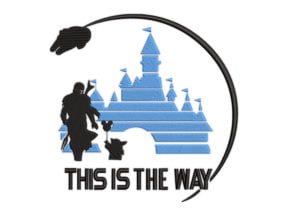 Disney This is The Way Mandalorian Embroidery Design