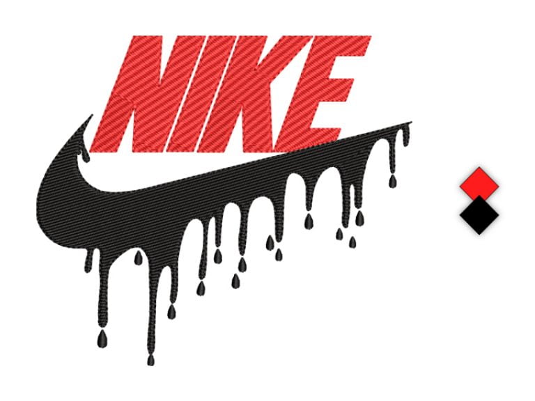 Nike Swoosh Embroidery Design