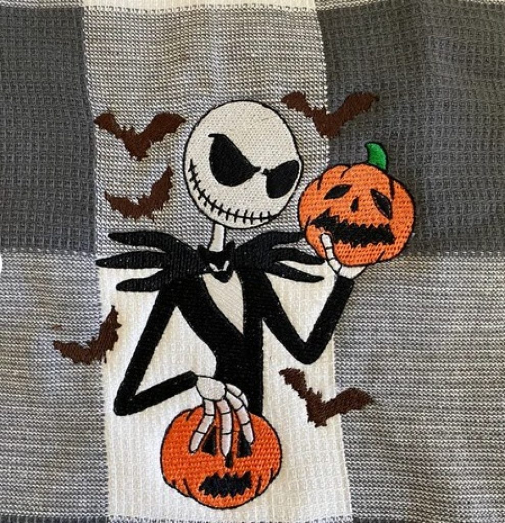 Jack Skellington The Pumpkin King Embroidery Design - Premio Embroidery