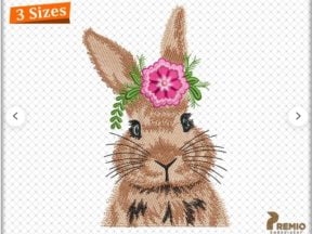 Easter Bunny Embroidery Design by Premio Embroidery