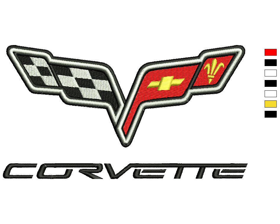 corvette-embroidery-design