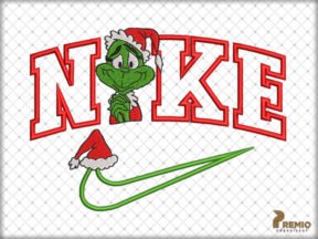 Grinch Embroidery Designs, Nike Embroidery Design by Premio Embroidery