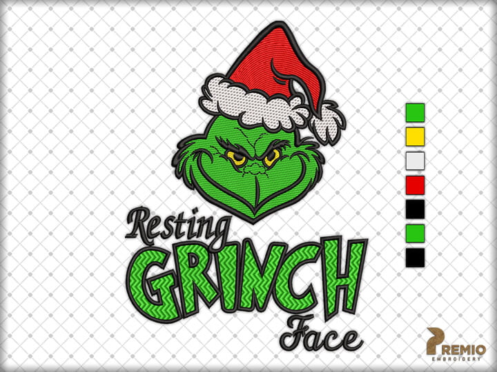 resting-grinch-face-embroidery-designs