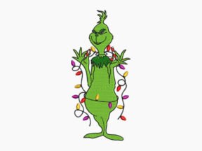 Chirstmas Embroidery Design, Grinch Embroidery Design by Premio Embroidery